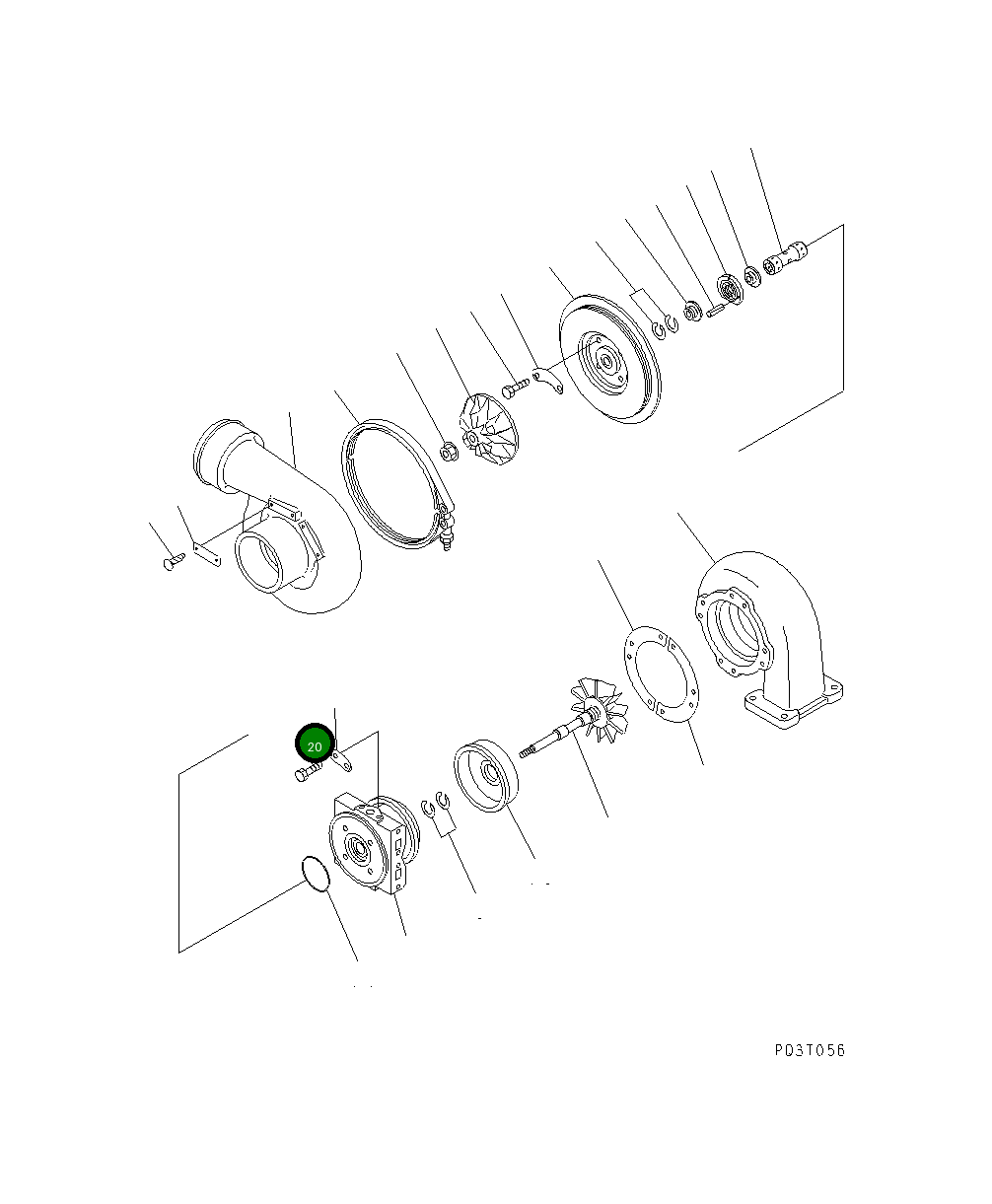 Болт 01020-11016 Komatsu