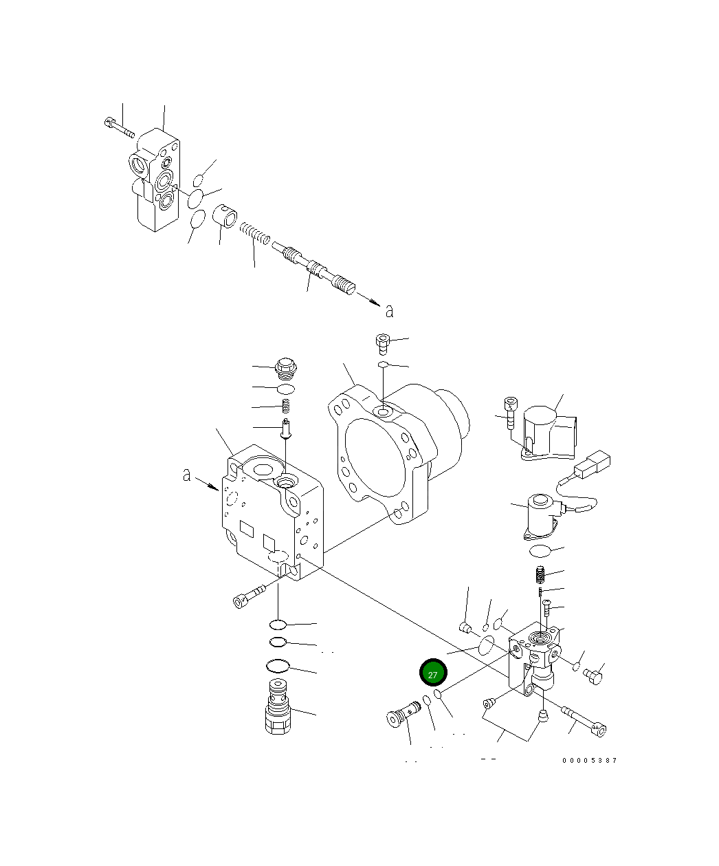 Кольцо уплотнительное (O-Ring) 723-11-18430 Komatsu