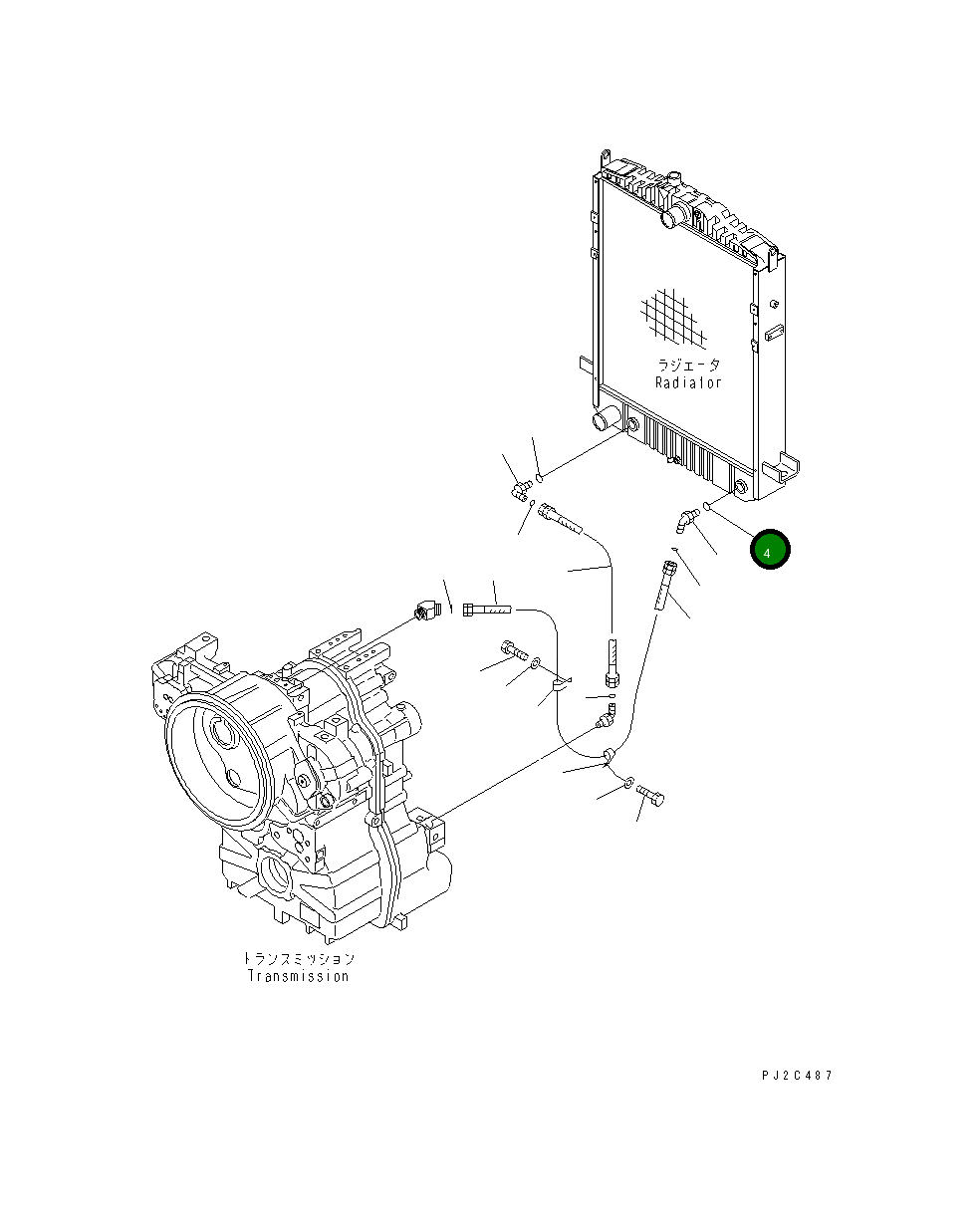 Кольцо уплотнительное (O-Ring) 07002-23334 Komatsu