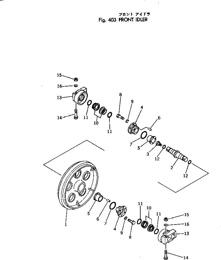 Болт 201-30-13121  Komatsu