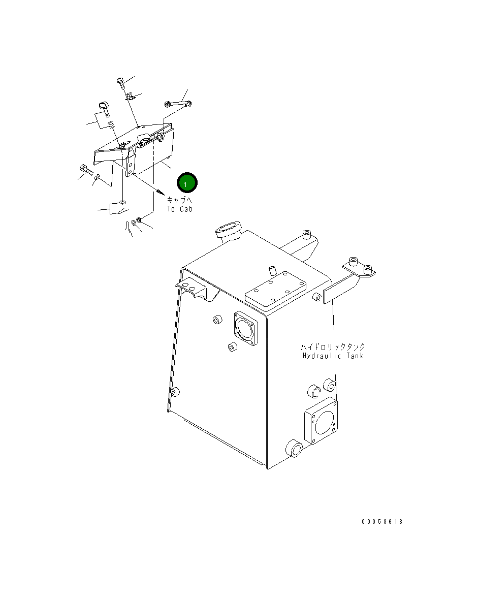 Крышка 11Y-54-24751 Komatsu
