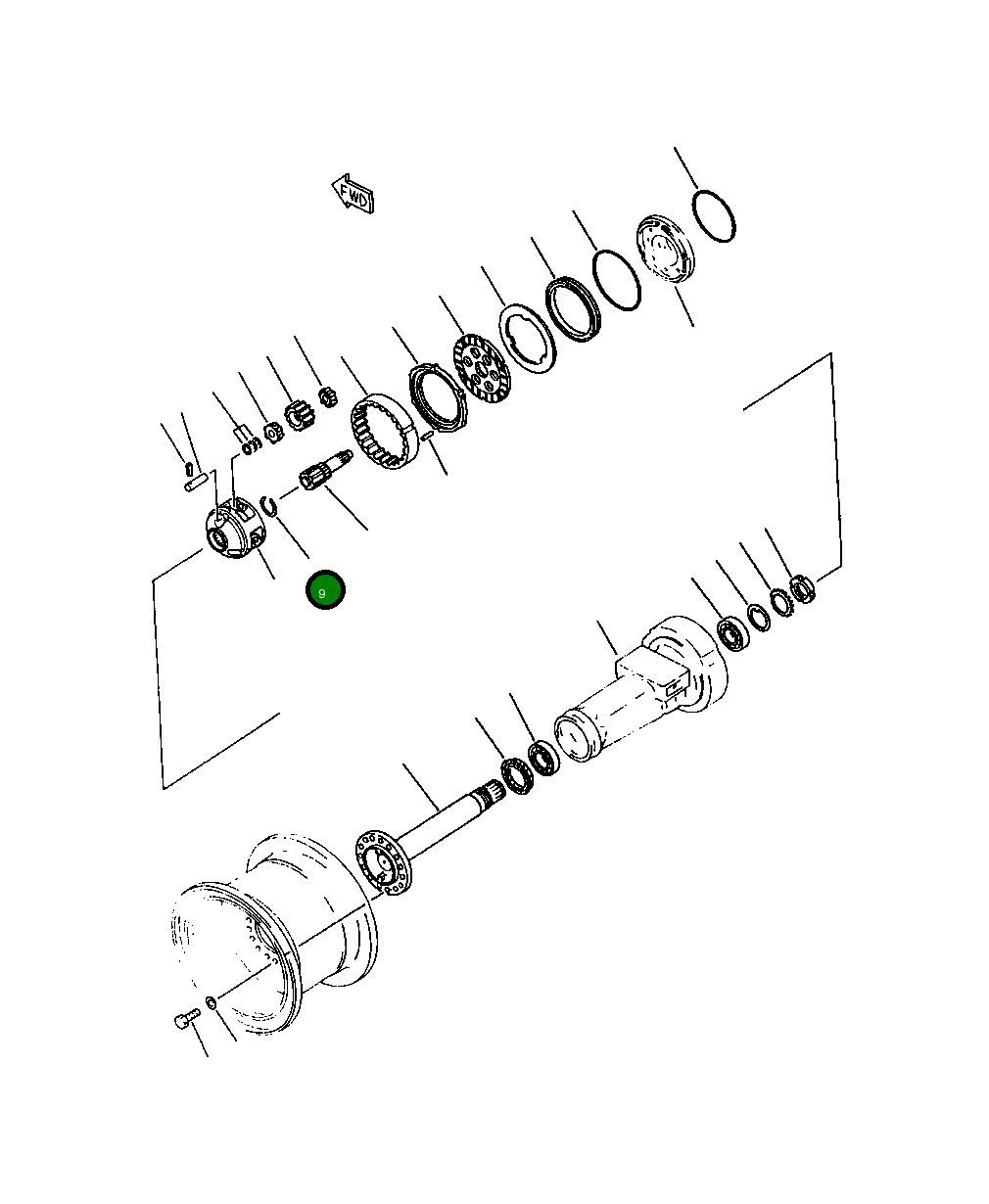 Кольцо 419-22-12470 Komatsu