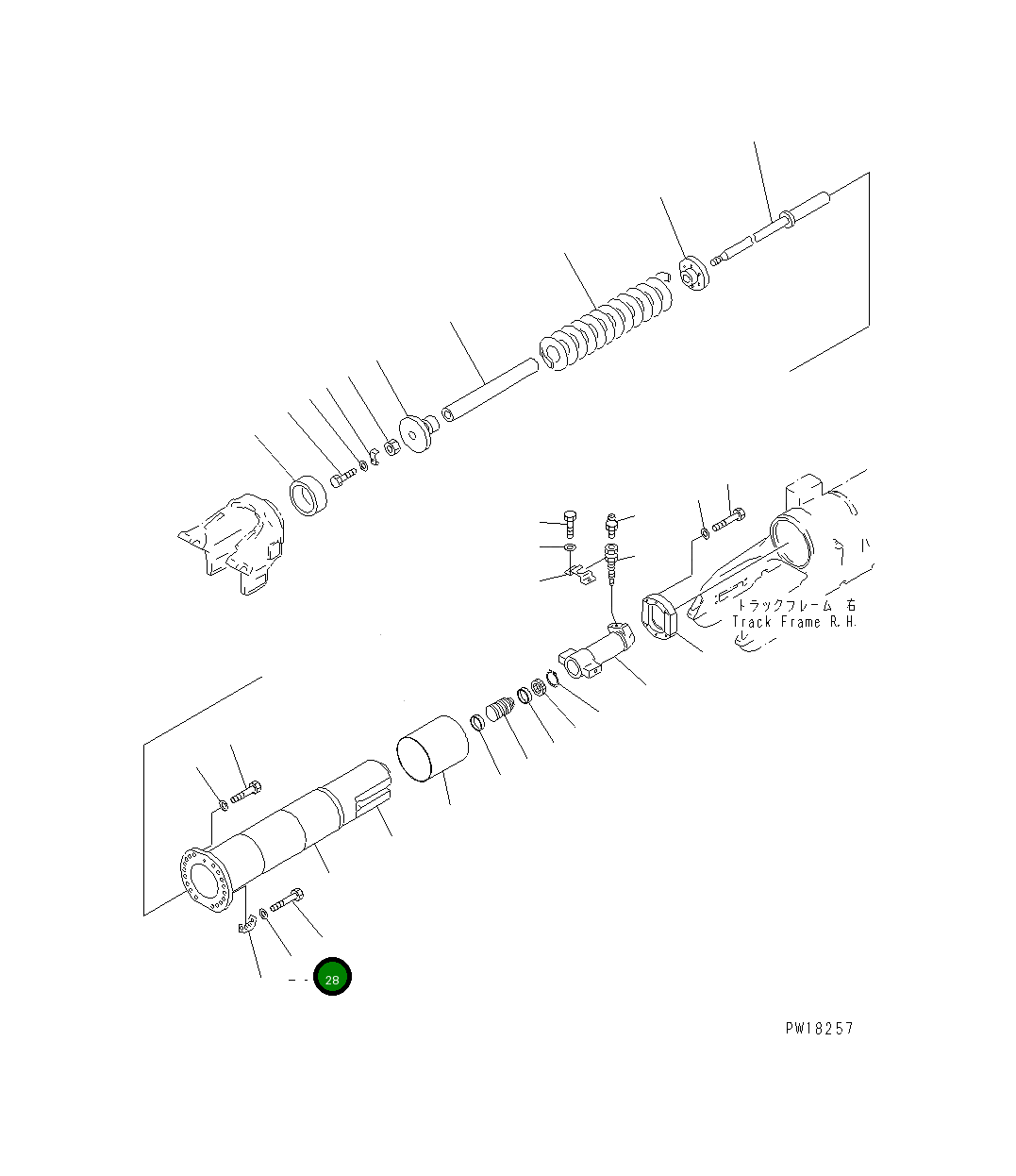 Болт 17M-30-26670 Komatsu