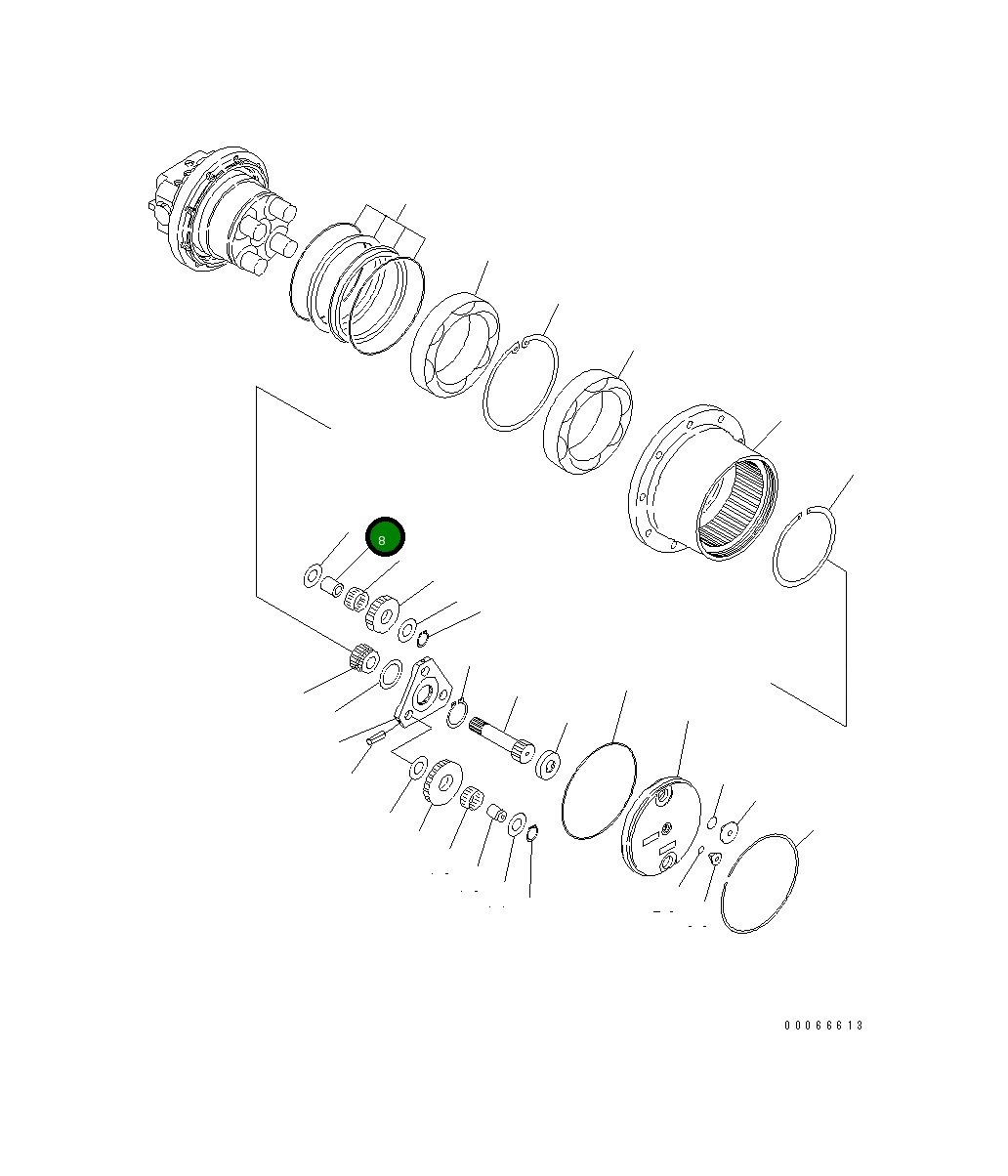 Кольцо FUFZD8388-1-10 Komatsu