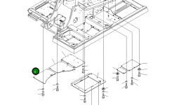 Крышка 206-54-71190 Komatsu