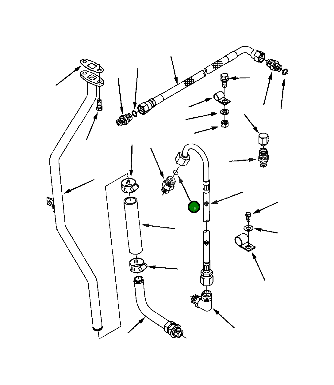 Кольцо уплотнительное (O-Ring) 1307 099 H1 Komatsu