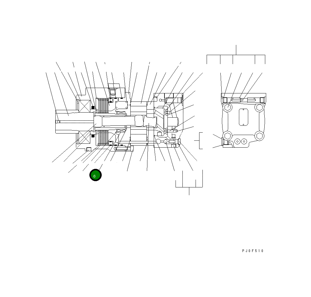 Кольцо STAD0888B Komatsu