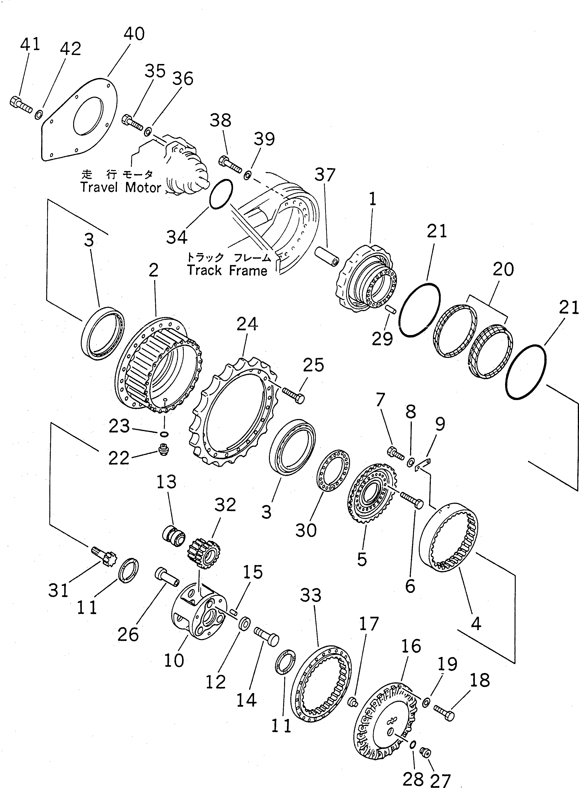 Болт 205-27-71670  Komatsu