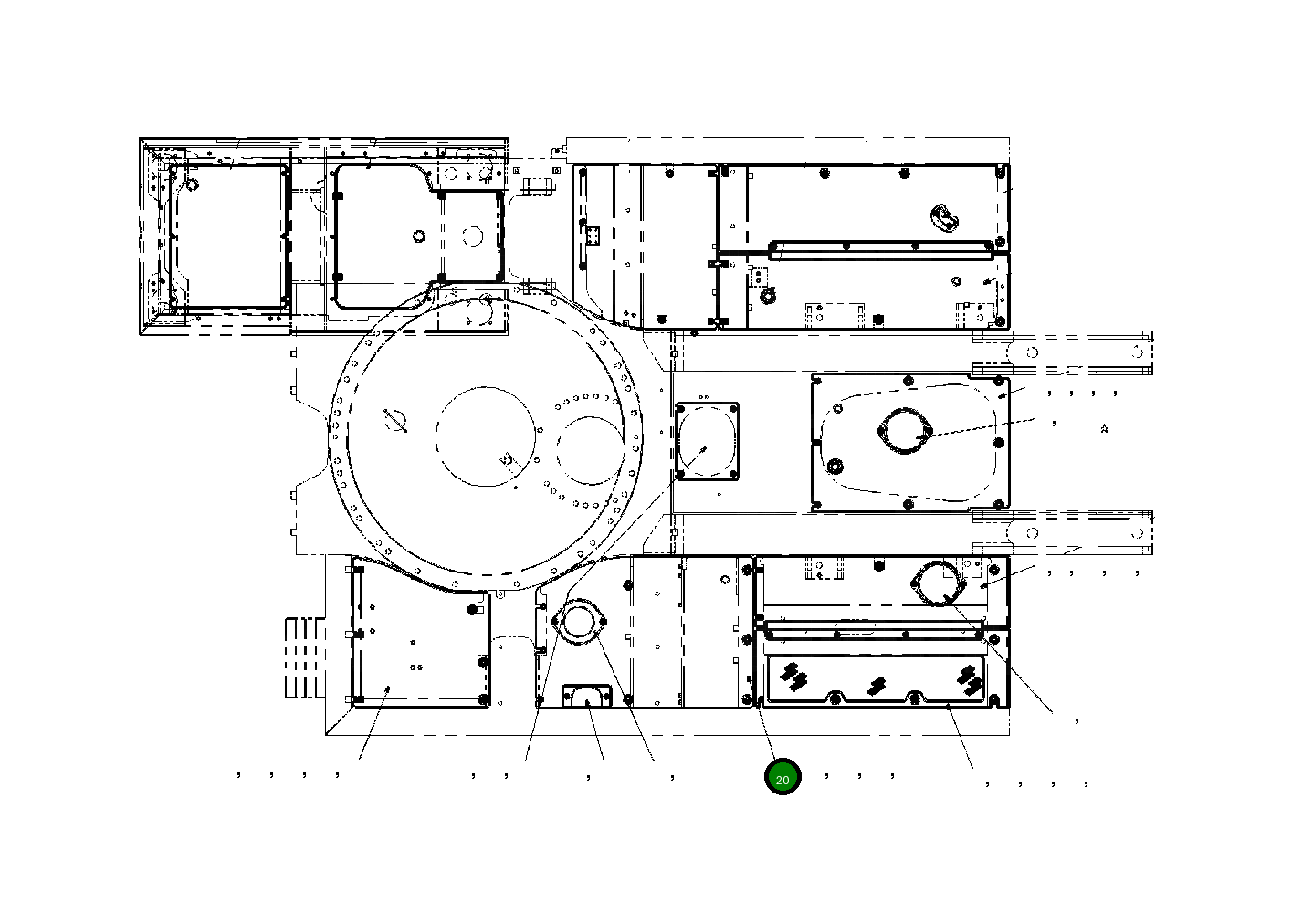 Крышка 208-54-83930 Komatsu