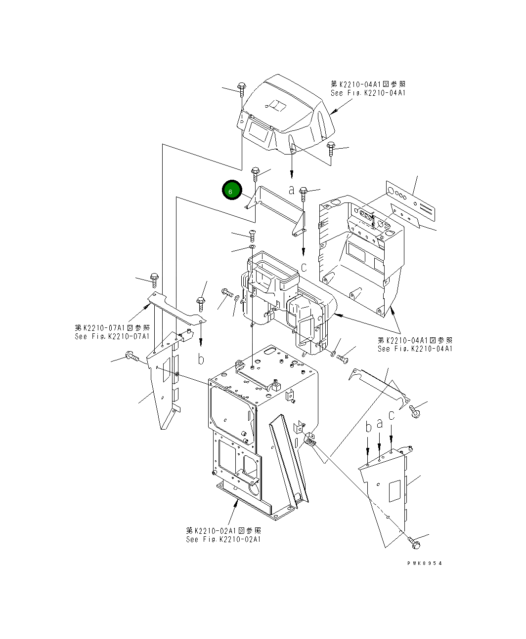 Крышка 14X-54-18630 Komatsu