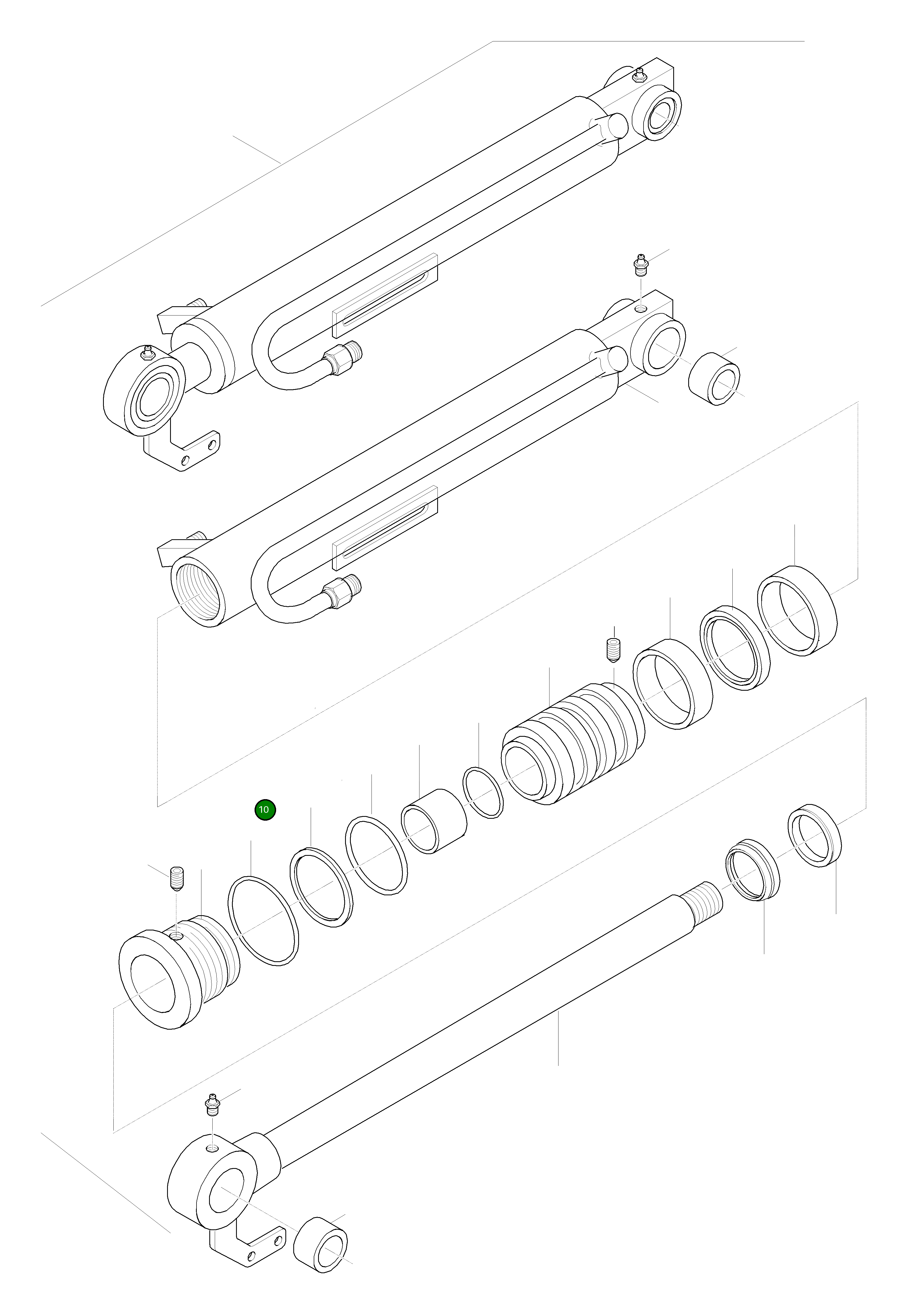 Кольцо уплотнительное (O-Ring) 42W-63-H0P13  Komatsu