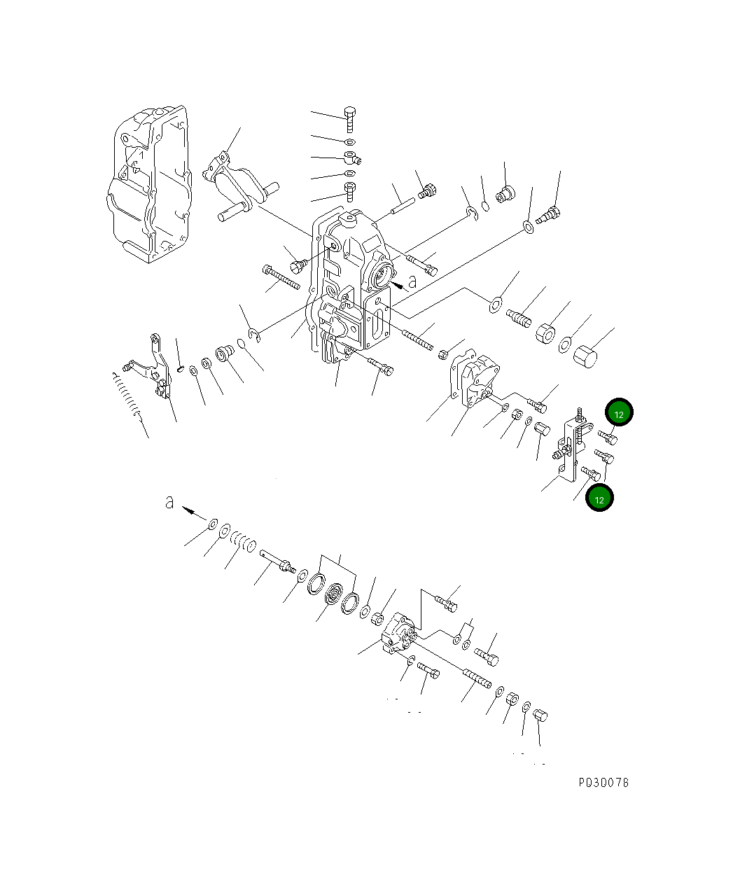 Болт DK029020-6290 Komatsu
