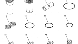 Кольцо уплотнительное (O-Ring) 07002-03022 Komatsu
