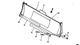 Отвал в сборе 144-70-00011 Komatsu