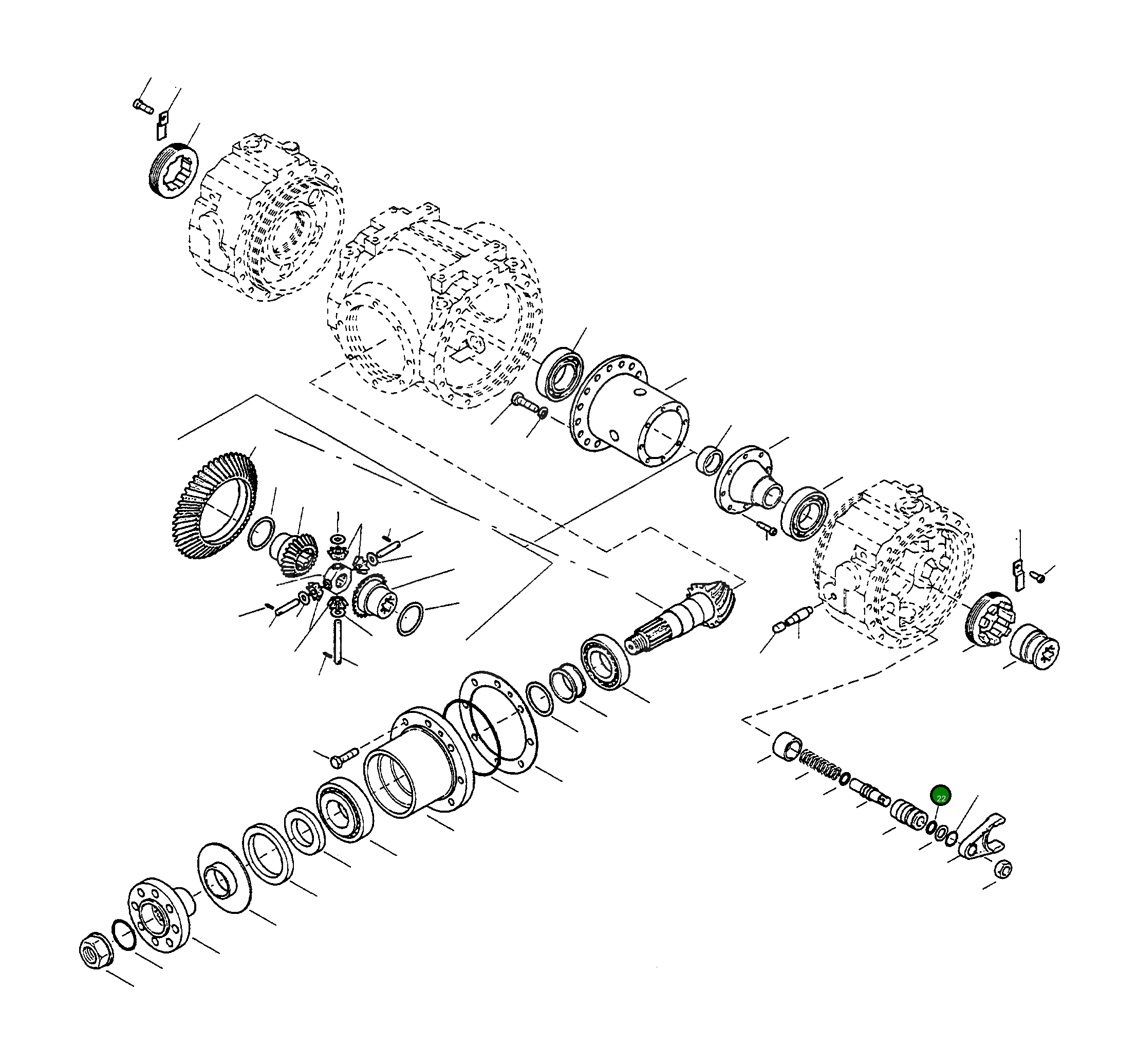 Кольцо уплотнительное (O-Ring) 4916986M1 Komatsu