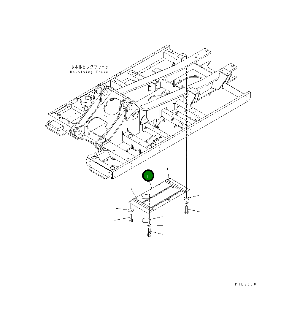 Крышка 209-54-73660 Komatsu