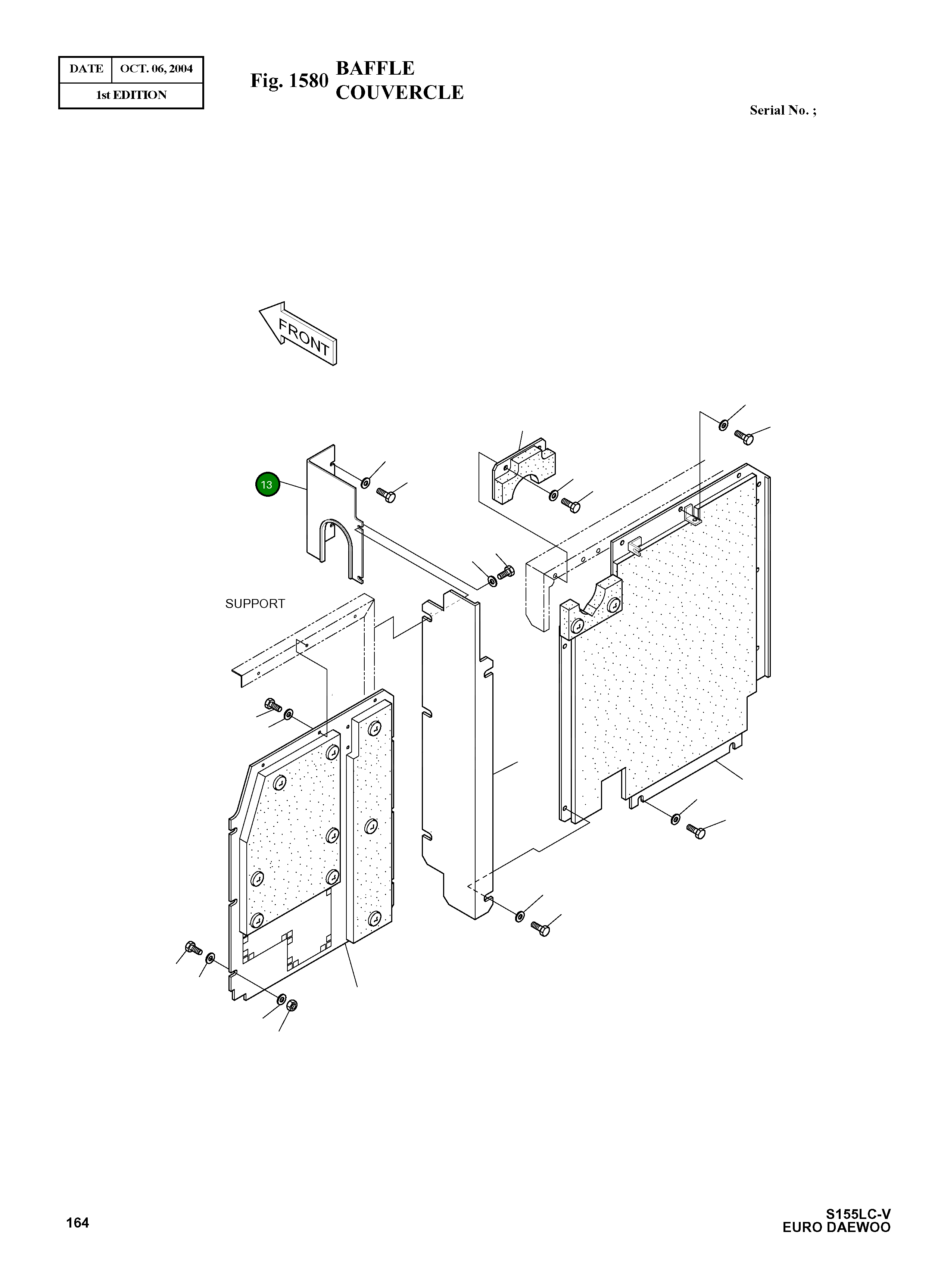 Крышка 2627-1111 Komatsu