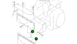 Крышка 14X-960-3793 Komatsu