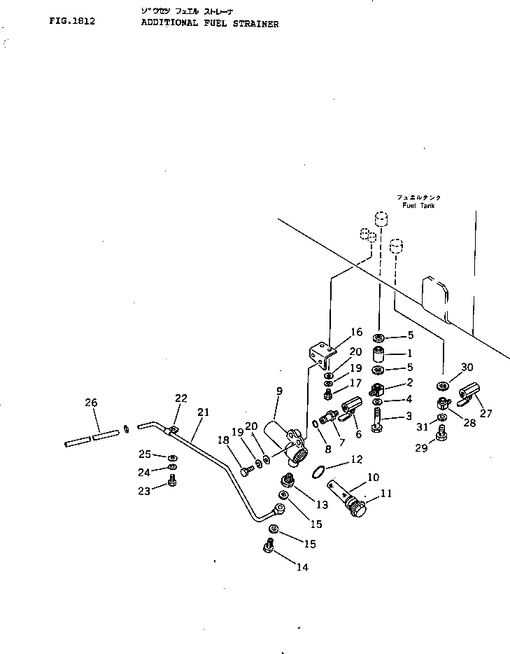 Болт 125-04-23240 Komatsu
