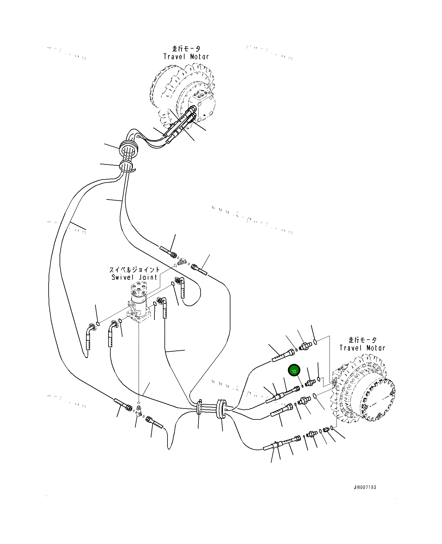 Кольцо уплотнительное (O-Ring) 0289651008 Komatsu