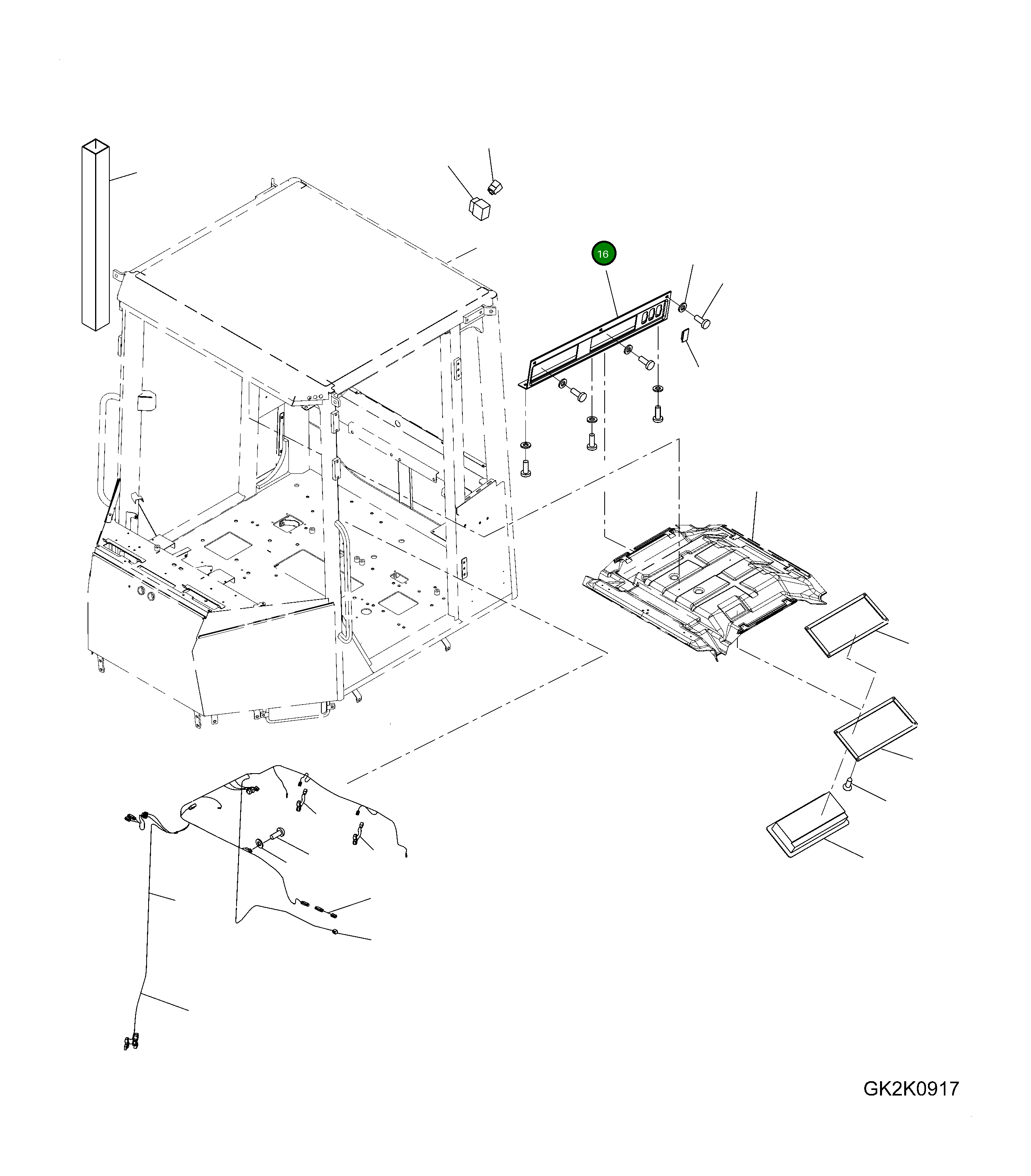 Крышка 419-925-H880 Komatsu