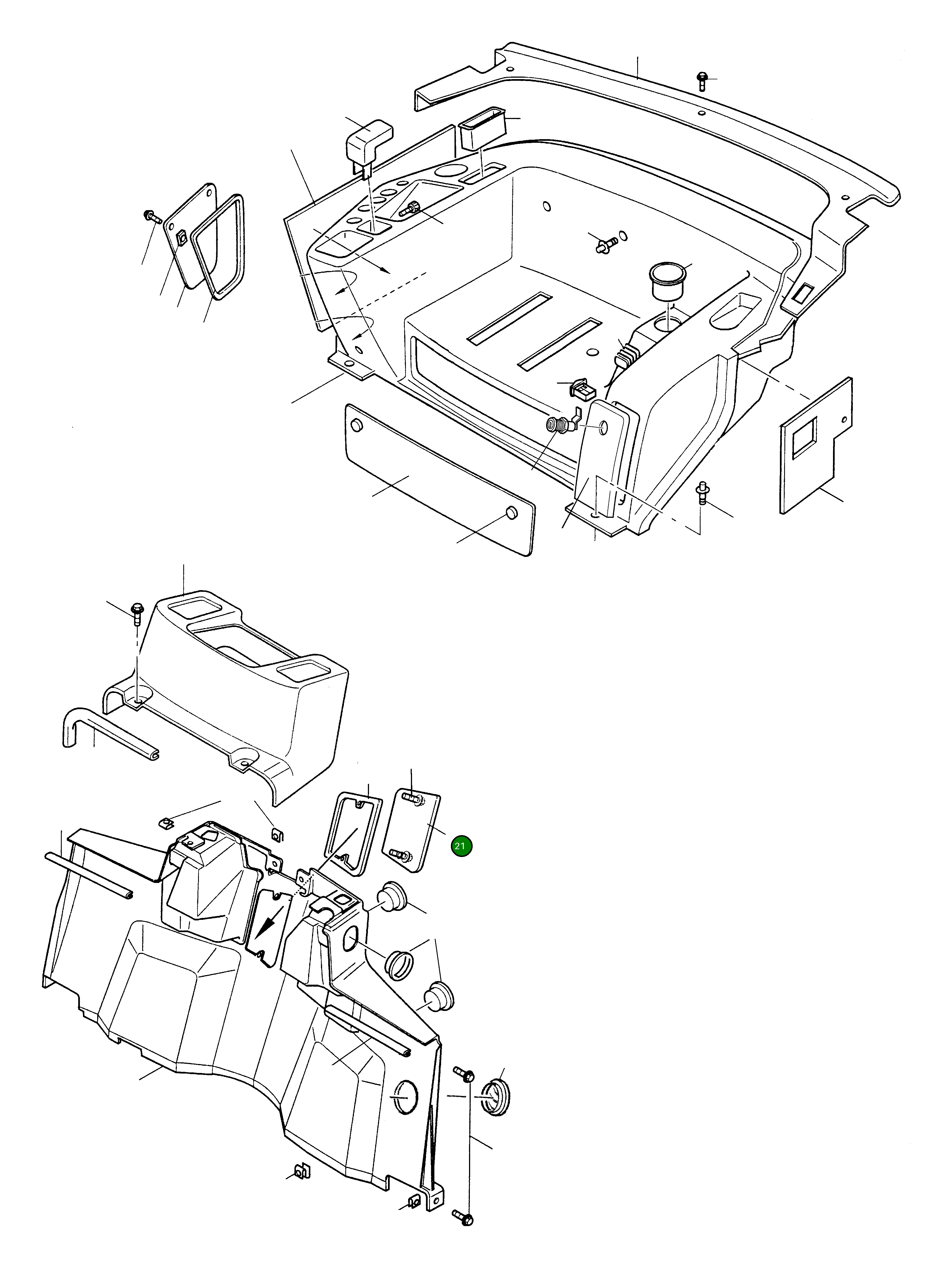 Крышка 42U-54-12320  Komatsu