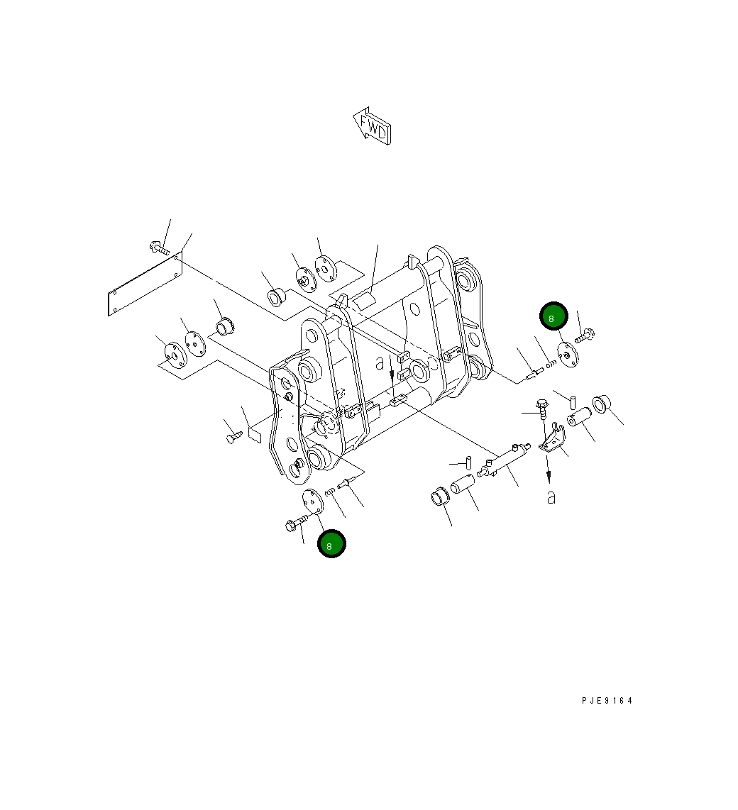Крышка 418-879-2660 Komatsu