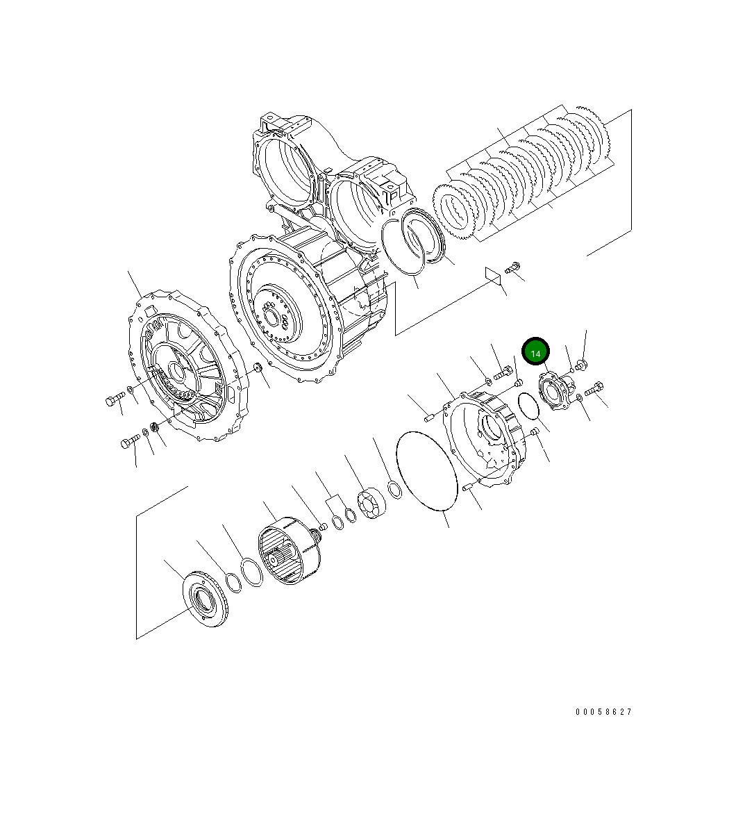Крышка 426-13-48131 Komatsu
