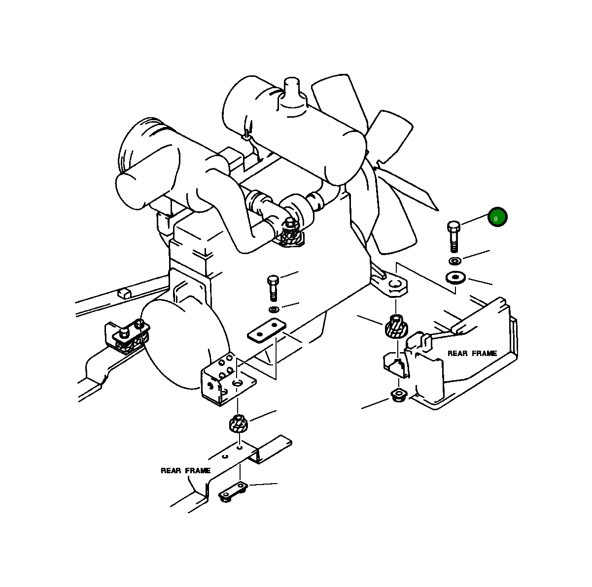 Болт 01011-32460 Komatsu