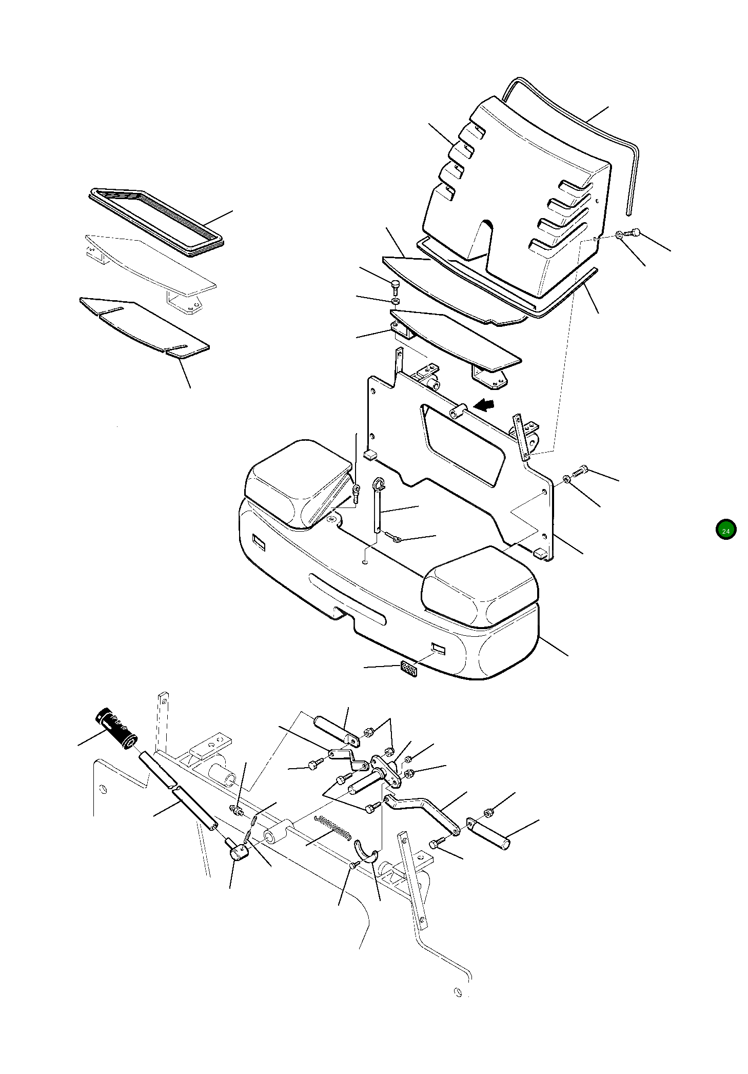 Болт 801015236 Komatsu