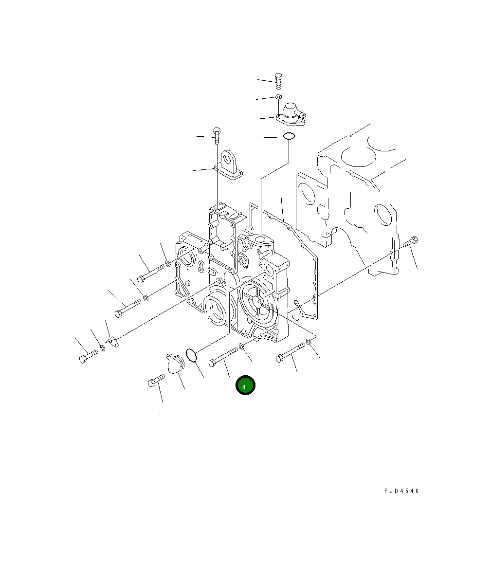 Болт 01017-51220 Komatsu