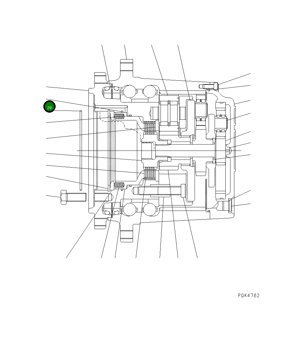 Кольцо уплотнительное (O-Ring) 21P-27-K1660 Komatsu