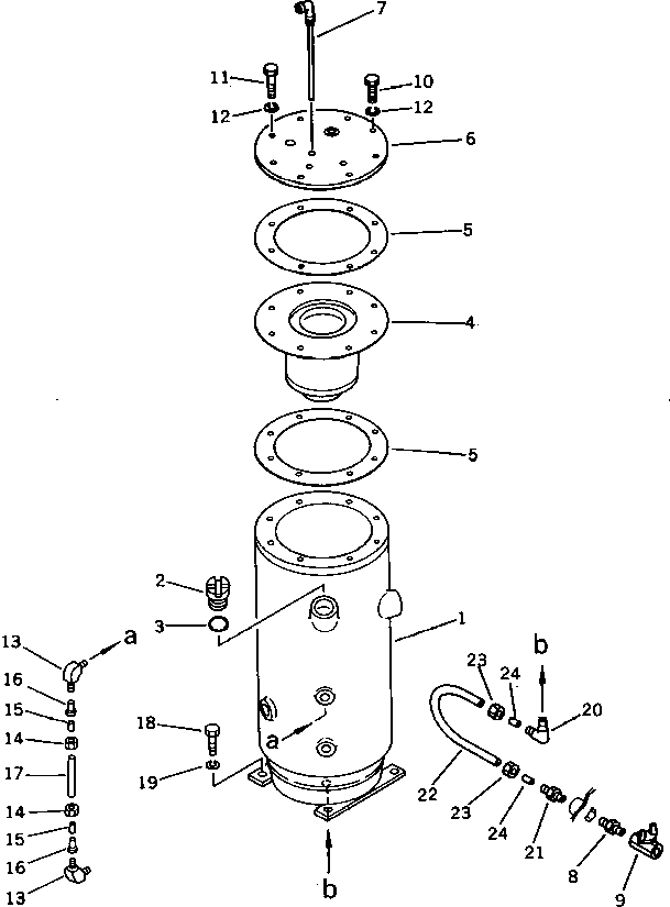Болт M701131200456  Komatsu