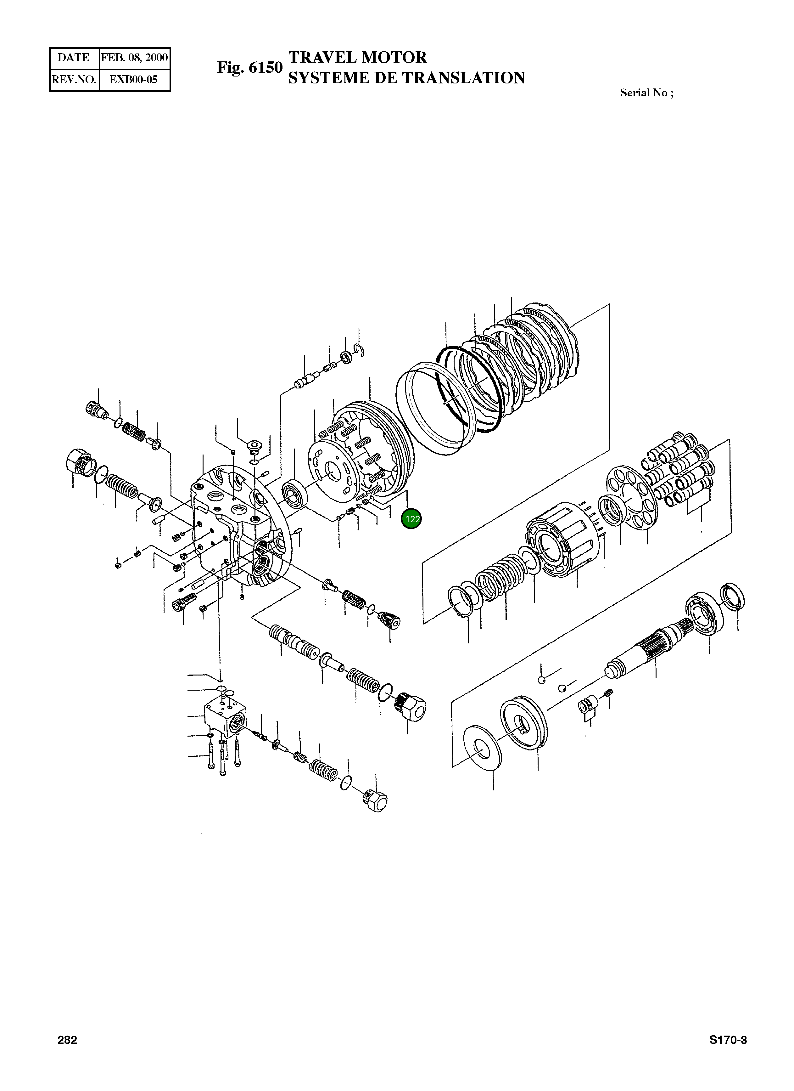 Кольцо 100A2022-00 Komatsu