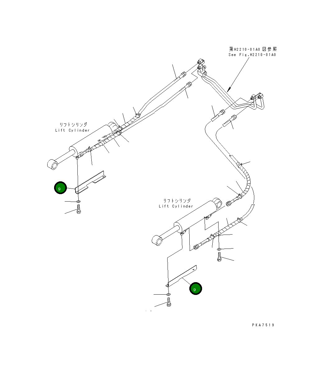 Крышка 124-62-51651 Komatsu