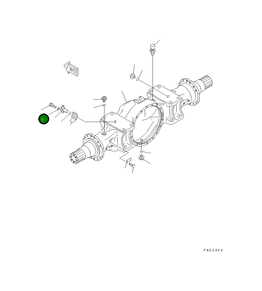 Болт 01010-61230 Komatsu