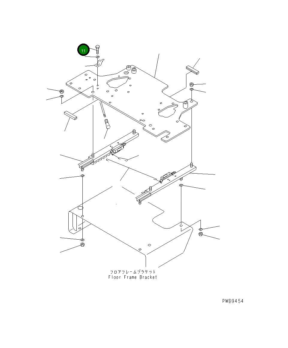 Болт 01010-80812 Komatsu