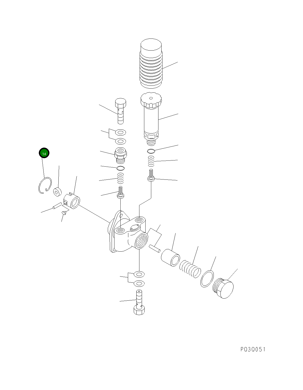Кольцо DK152121-02 Komatsu