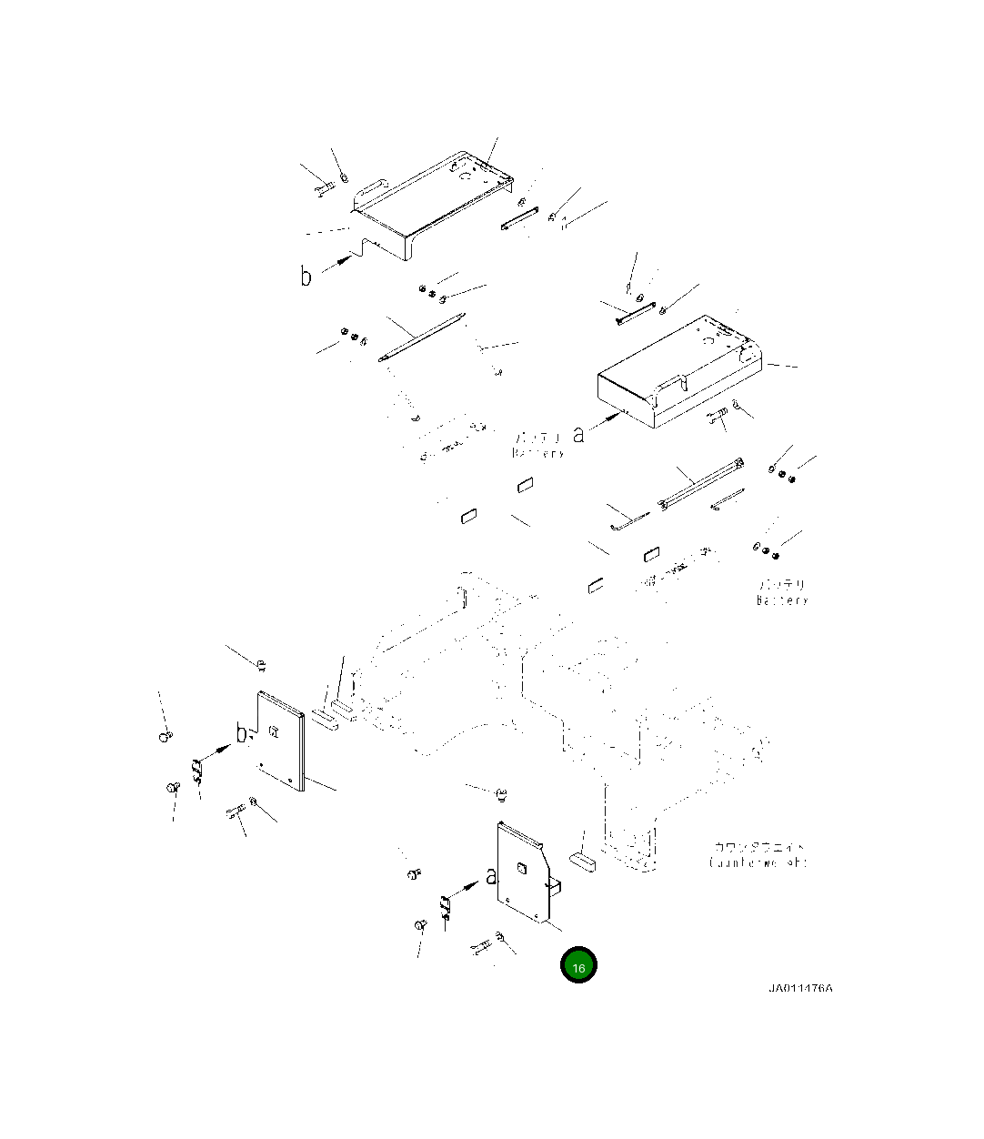 Крышка 418-06-51120 Komatsu