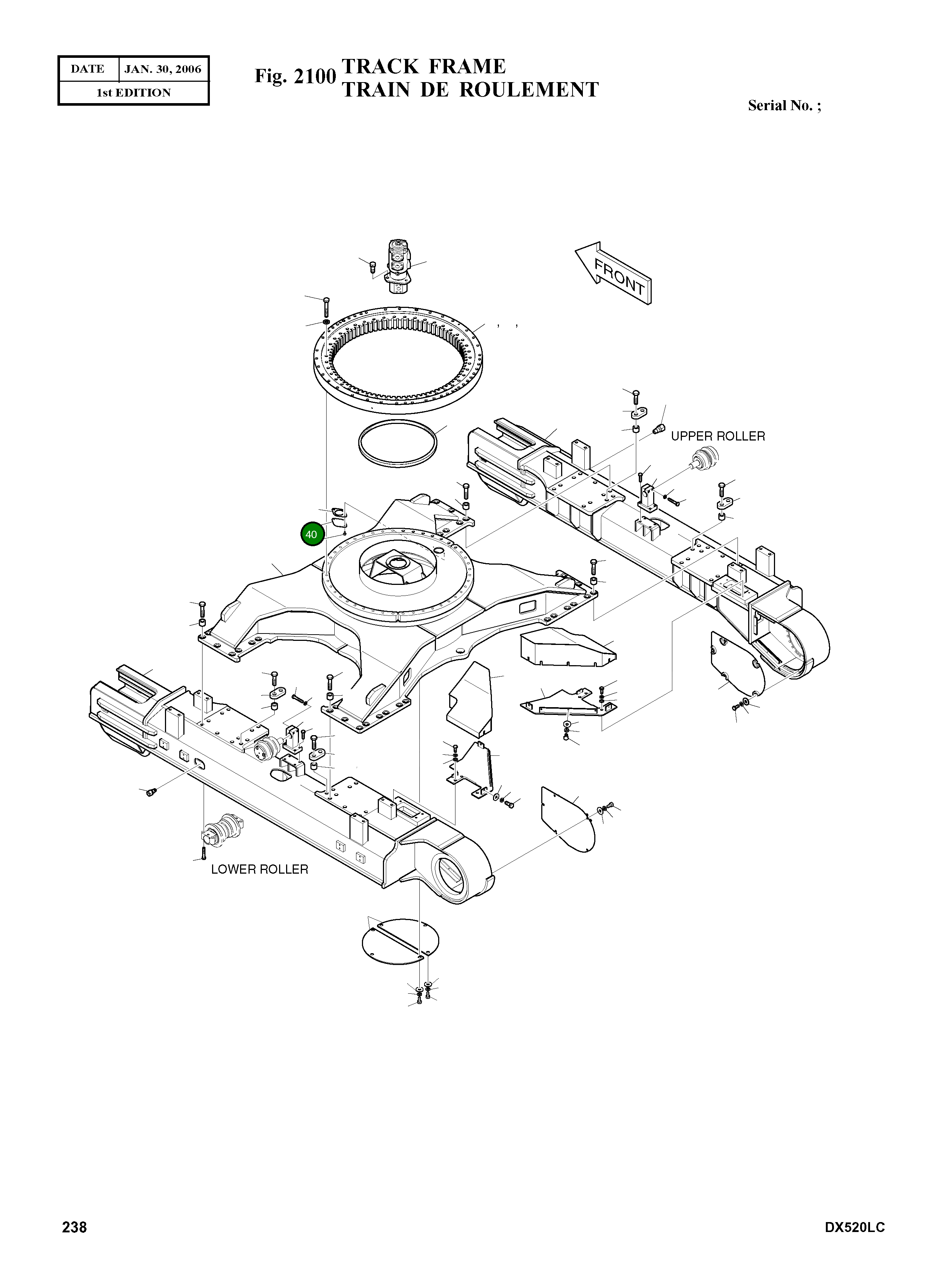 Крышка 621-02938B Komatsu