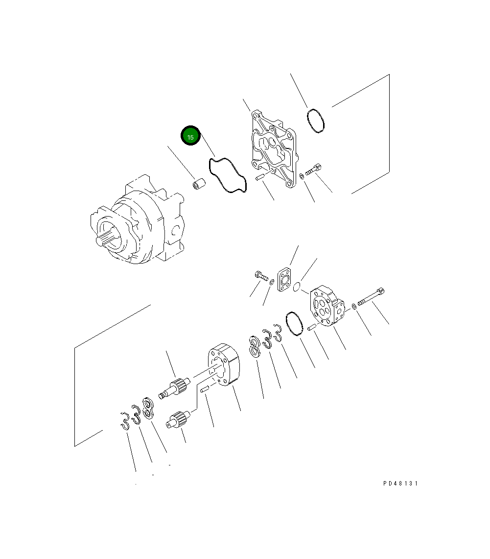 Кольцо уплотнительное (O-Ring) 705-17-01481 Komatsu