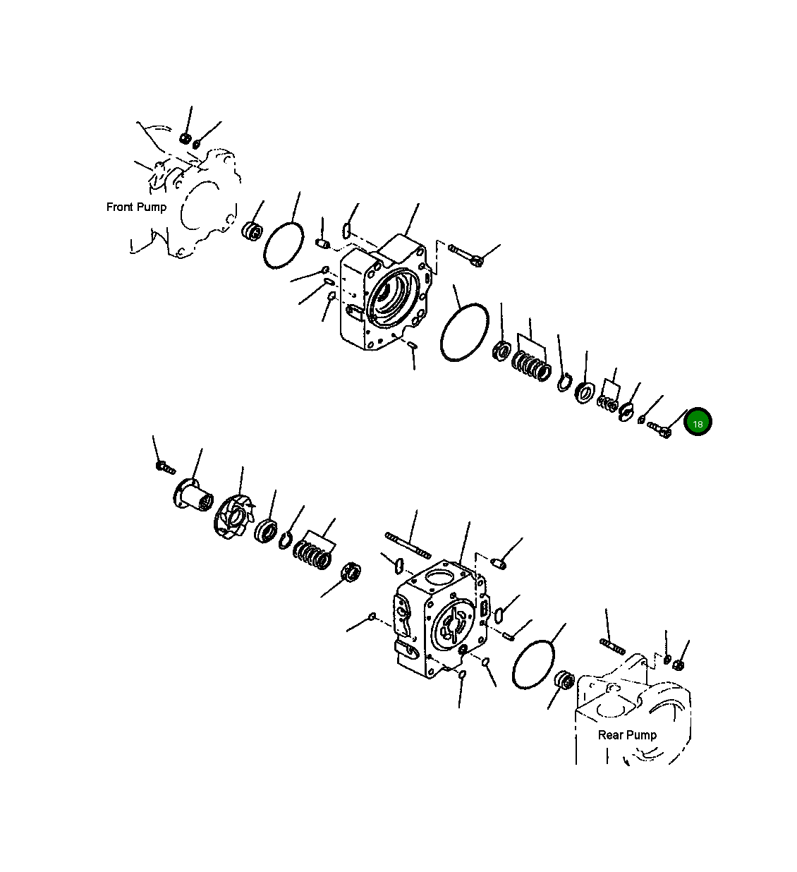 Болт 706-73-40320 Komatsu