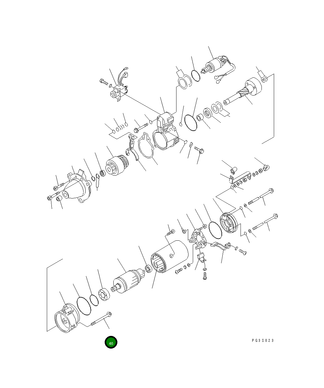 Болт SD5010-23360  Komatsu
