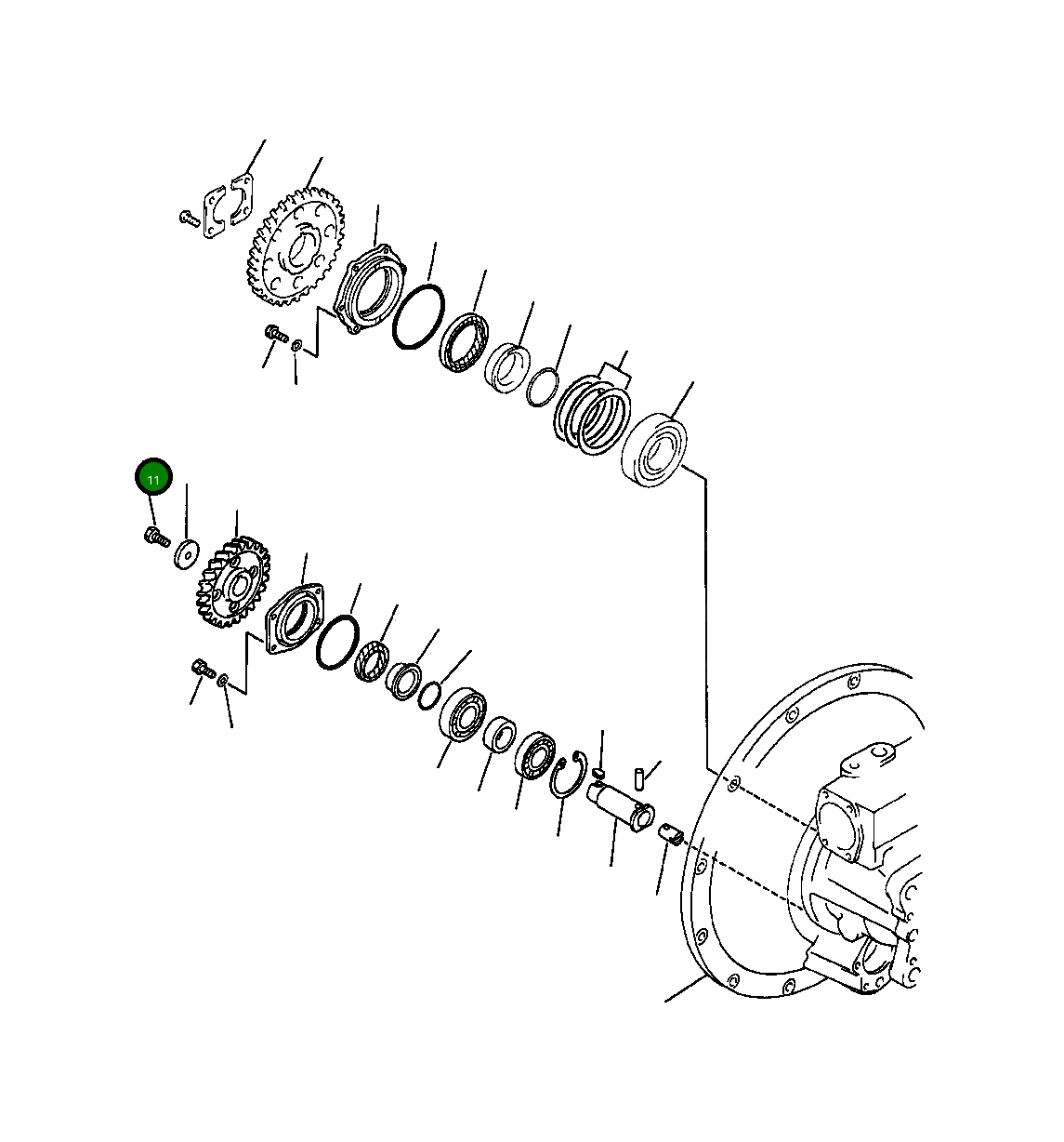 Болт 708-27-14490 Komatsu