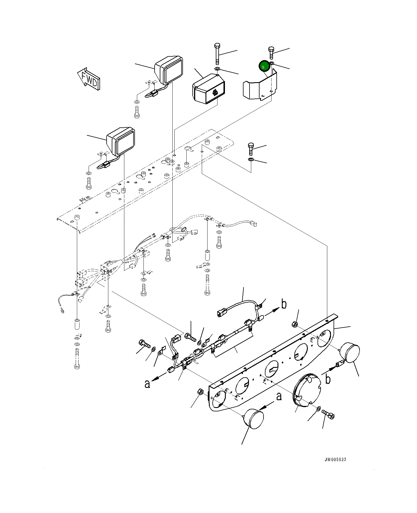 Крышка 561-06-82730  Komatsu