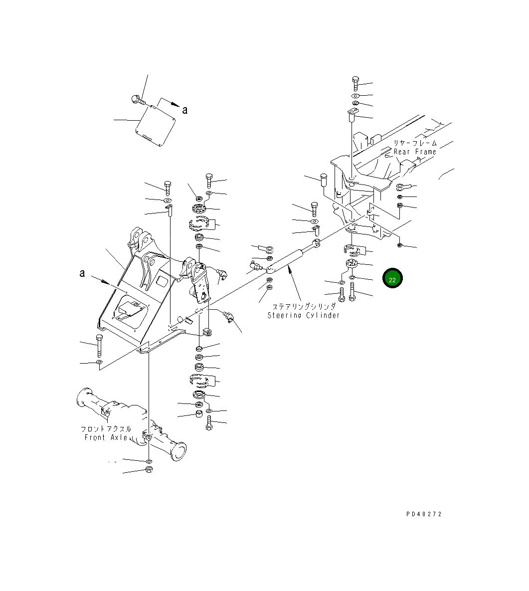 Крышка 419-46-23220 Komatsu
