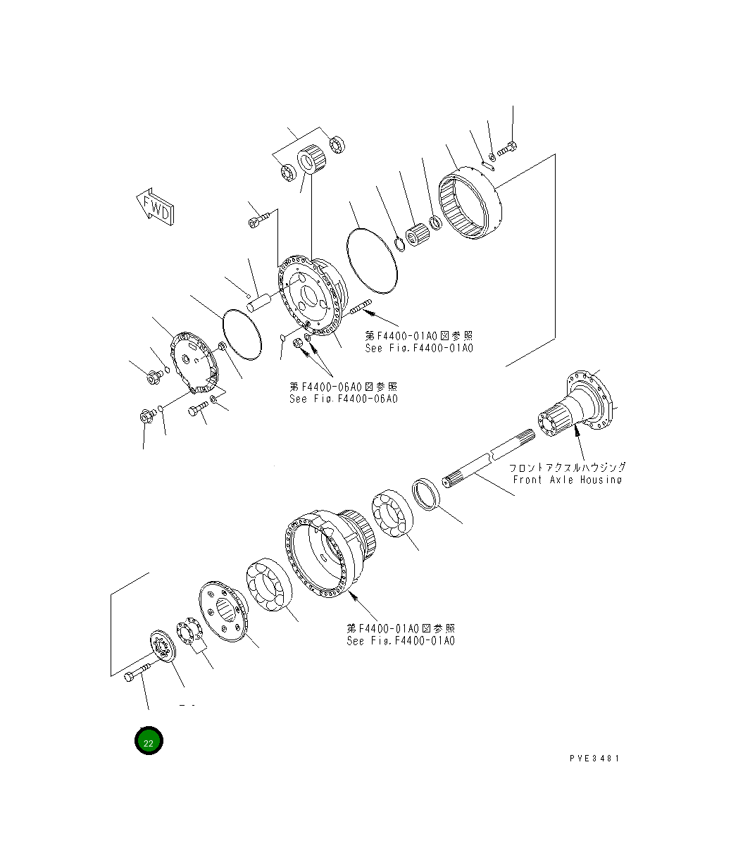 Болт 01010-61660 Komatsu
