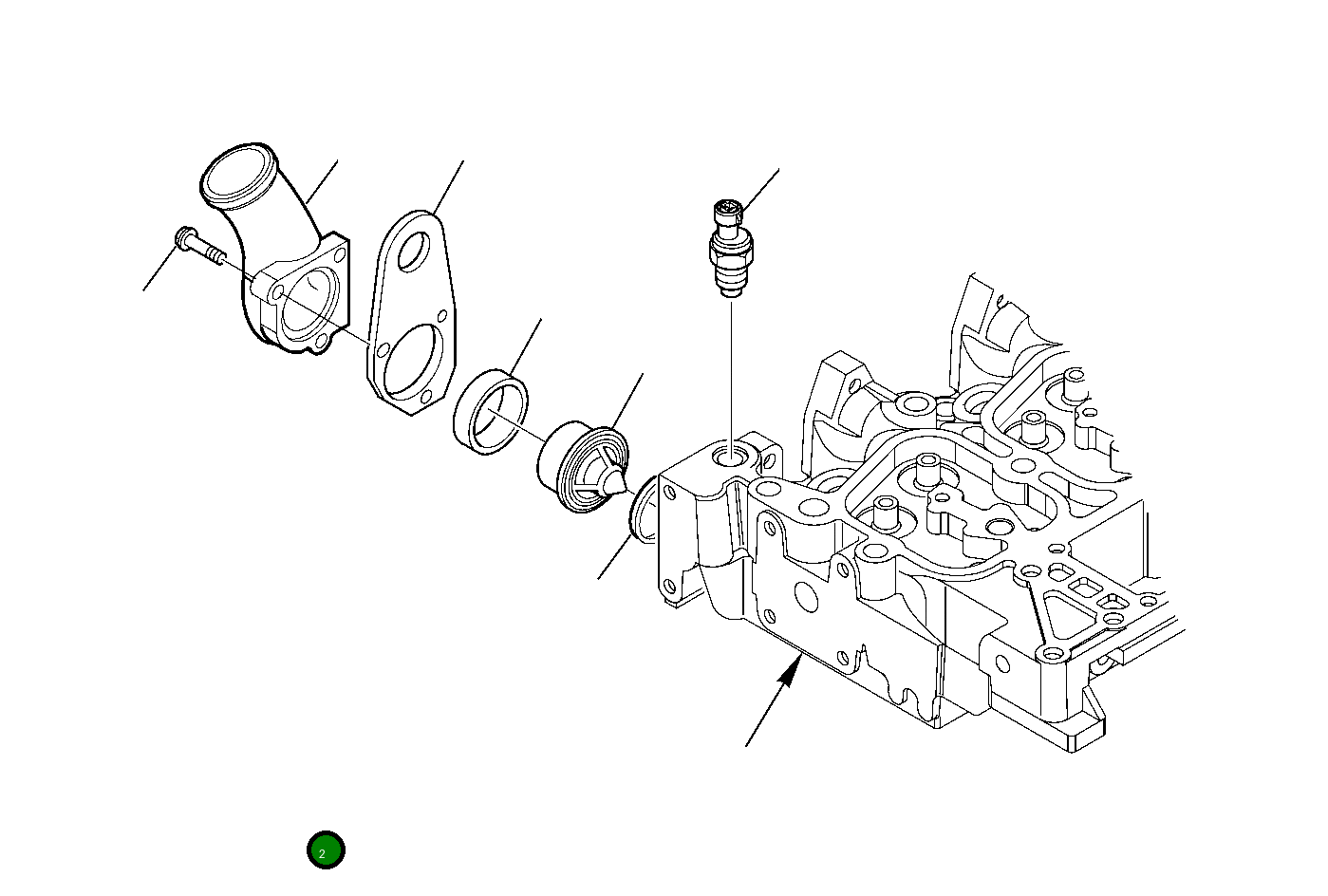 Болт EA16586625 Komatsu