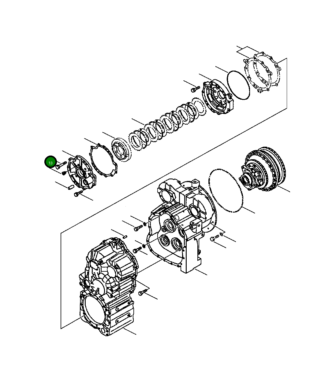 Болт 01010-E1275 Komatsu