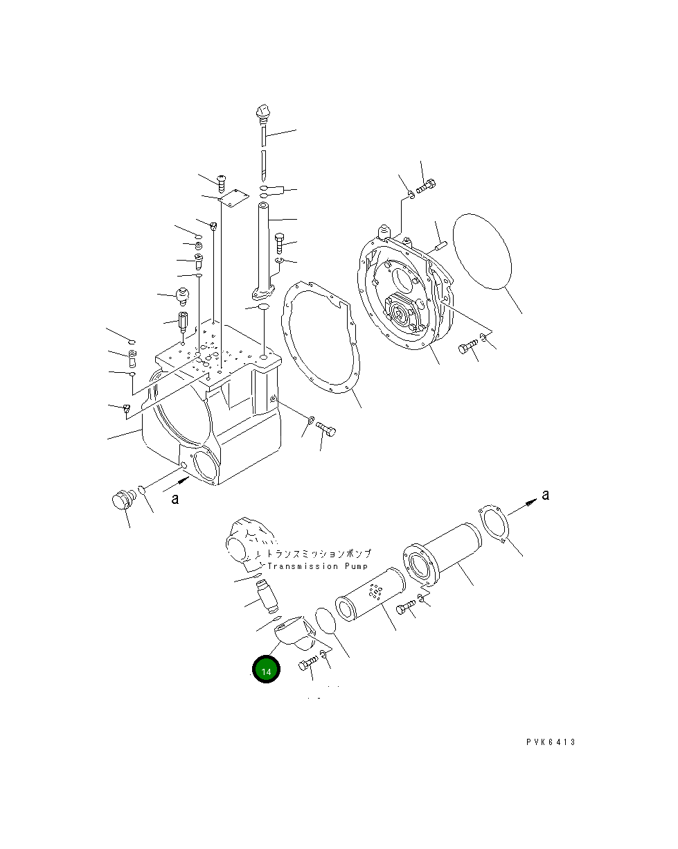 Крышка 113-15-21751  Komatsu